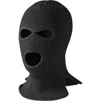 560-B 3-Hole Balaclava, Acrylic, Black Pathway Supply LP