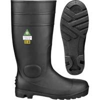 1022 Safety Boots, PVC, Steel Toe, Size 10, Puncture Resistant Sole Pathway Supply LP