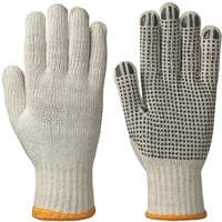 501 Knitted Dotted-Palm Gloves, Poly/Cotton, Small Pathway Supply LP