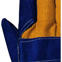 630 Blue Insulated Fitter's Gloves, One Size, Split Cowhide Palm, Boa Inner Lining Pathway Supply LP