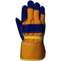 655 Insulated Fitter's Gloves, One Size, Split Cowhide Palm, Boa Inner Lining Pathway Supply LP
