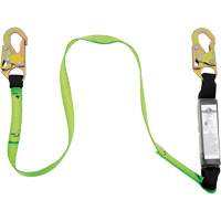 SA-5400-6 Shock Absorbing Lanyard, 6', Snap Hook Center, Snap Hook Leg Ends, Polyester Pathway Supply LP