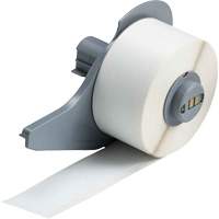 All-Weather Permanent Adhesive Label Tape, Vinyl, White, 1" Width Pathway Supply LP