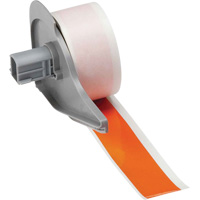 All-Weather Permanent Adhesive Label Tape, Vinyl, Orange, 1" Width Pathway Supply LP