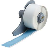 All-Weather Permanent Adhesive Label Tape, Vinyl, Blue, 1" Width Pathway Supply LP