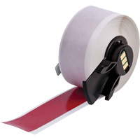 Multi-Purpose Label Tape, Vinyl, Red, 1" Width Pathway Supply LP