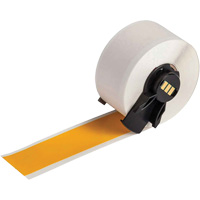 Multi-Purpose Label Tape, Vinyl, Yellow, 1" Width Pathway Supply LP
