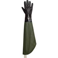 Gants r&eacute;sistants aux produits chimiques Chemstop, PVC, Doublure en Ouat&eacute;e Pathway Supply LP