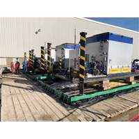 Ultimate Copolymer 2000 Ultra-Containment Berm&reg;, 179 US gal. Capacity, 4' W x 6' L x 12" H, Hinge Bracket Pathway Supply LP