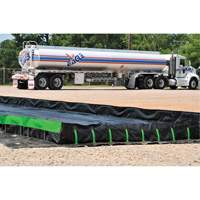 Ultimate Copolymer 2000 Ultra-Containment Berm&reg;, 179 US gal. Capacity, 4' W x 6' L x 12" H, Hinge Bracket Pathway Supply LP