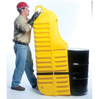 Drum Dolly, 26.5" L x 26.5" W x 5" H, 800 US gal. Spill Cap. Pathway Supply LP