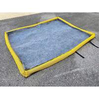 Small Ultra-Filter Pad, 0.8 US gal. Capacity, 2.5' W x 2' L x 3" H, Foam Wall Pathway Supply LP