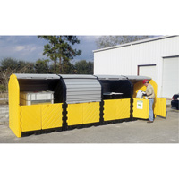 P16 Plus Ultra-Hard Top Spill Pallets&reg; without Drain, 250" L x 79" W x 62" H, 9000 lbs. Load Capacity Pathway Supply LP