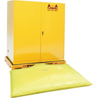 Double Drum Ultra-Safety Cabinet Bladder System&reg;, 63" L x 38.5" W x 6.3" H, 3000 lbs. Load Capacity Pathway Supply LP