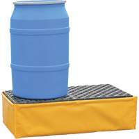 Ultra-Spill Pallet flexible, 2 barils, Capacit&eacute; de d&eacute;versement 66 gal. US, 48" x 24" x 14" Pathway Supply LP