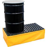 Ultra-Spill Pallet flexible, 2 barils, Capacit&eacute; de d&eacute;versement 66 gal. US, 48" x 24" x 14" Pathway Supply LP