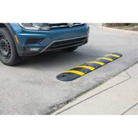 Speed Bump Kit, Rubber, 4' L x 11" W x 2" H Pathway Supply LP