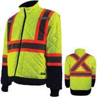Manteau pour installations frigorifiques, Polyester, Orange haute visibilit&eacute;, Petit Pathway Supply LP