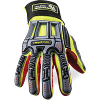 Rig Lizard&reg; 2028X Cut-Resistant Gloves, 6/X-Small, Synthetic/HPPE Palm, Elastic/Hook & Loop Cuff Pathway Supply LP