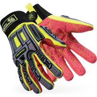 Rig Lizard&reg; 2028X Cut-Resistant Gloves, 6/X-Small, Synthetic/HPPE Palm, Elastic/Hook & Loop Cuff Pathway Supply LP