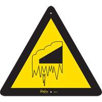 Falling Snow/Ice CSA Standard Safety Sign, 12" x 12", Aluminum, Pictogram Pathway Supply LP
