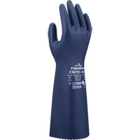 CN751 Chemical-Resistant Gloves, Size Small/7, 15" L, Nitrile, 18-mil Pathway Supply LP