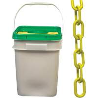 Heavy-Duty Plastic Safety Chain, Yellow Pathway Supply LP
