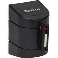 Magnetic Wall Mount Barrier with Magnetic Tape, Plastic, Magnetic Mount, 15', Black and Yellow Tape Pathway Supply LP