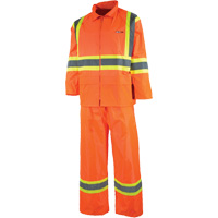 V&ecirc;tement imperm&eacute;able &eacute;tanche, Nylon/PVC, T-petit, Orange haute visibilit&eacute; Pathway Supply LP