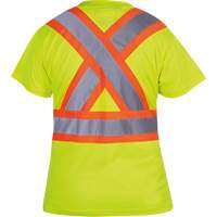 6949 T-shirt de s&eacute;curit&eacute; en il-de-perdrix pour femme, Polyester, T-petit, Jaune lime haute visibilit&eacute; Pathway Supply LP