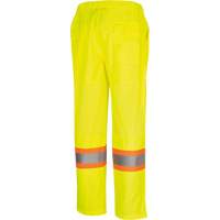 5999PW Pantalon de s&eacute;curit&eacute; routi&egrave;re pour femmes, Polyester, T-petit, Jaune lime haute visibilit&eacute; Pathway Supply LP