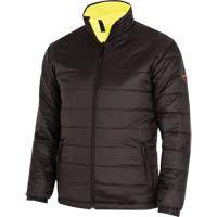 5771 Waterproof Reversible Safety Jacket, Polyester/Polyurethane, High Visibility Lime-Yellow, Small Pathway Supply LP