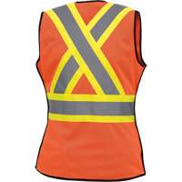 486 Veste de s&eacute;curit&eacute; d&eacute;tachable haute visibilit&eacute;, Orange haute visibilit&eacute;, T-petit, Polyester Pathway Supply LP