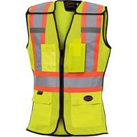 489 Veste de s&eacute;curit&eacute; d&eacute;tachable haute visibilit&eacute;, Jaune lime haute visibilit&eacute;, T-petit, Polyester Pathway Supply LP