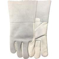 Gants d'ajusteur Fabulous Fabricator 2757E, Petit, Paume en Cuir fleur de vache, Doublure en Molleton de coton Pathway Supply LP