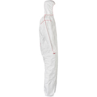 SFR Coveralls with Hood, Medium, White, Tyvek&reg; 400 Pathway Supply LP