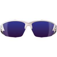 Khor G2 Safety Glasses, Blue Mirror Lens, Anti-Scratch/Polarized, ANSI Z87+/MCEPS GL-PD 10-12/Meets/Exceeds CSA Z94.3 Pathway Supply LP