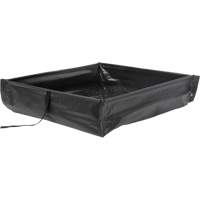 Collapsible Roll-Up Spill Berm, 15 US gal. Capacity, 2' W x 2' L x 6" H Pathway Supply LP