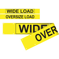 Double Sided Wide Load/Oversized Load Banner, Vinyl, 96" W x 12" H Pathway Supply LP