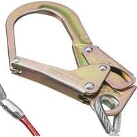 SA-55522-4 PVC-Coated Shock Absorbing Lanyard, 4', Form Hook Center, Snap Hook Leg Ends, Galvanized Steel Pathway Supply LP