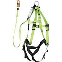 FBH-10000A6440-4 4' Class A Harness & Lanyard with 350 lbs. Capacity, Harness/Lanyard Combo Pathway Supply LP