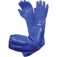 Integra 77-395 Triple-Dipped Chemical-Resistant Gloves, Size 8, 28" L, PVC, Cotton Inner Lining Pathway Supply LP