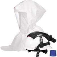 Cagoule pour peintre Versaflo s&eacute;rie S S-767 avec voile interne et casque, Standard, Casque rigide, Bavette Simple Pathway Supply LP