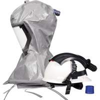 Cagoule Versaflo s&eacute;rie S S-867 avec voile interne &agrave; coutures scell&eacute;es et casque, Standard, Casque rigide, Bavette Simple Pathway Supply LP