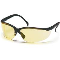 Venture II&reg; Half-Frame Safety Glasses, Amber Lens, ANSI Z87+/MCEPS GL-PD 10-12/Meets/Exceeds CSA Z94.3 Pathway Supply LP