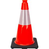 Premium Traffic Cone, 18", Orange, 6" Reflective Collar(s) Pathway Supply LP