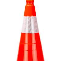 Premium Traffic Cone, 28", Orange, 4" Reflective Collar(s) Pathway Supply LP