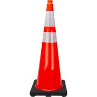 Premium Traffic Cone, 36", Orange, 4" & 6" Reflective Collar(s) Pathway Supply LP