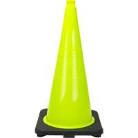 Premium Traffic Cone, 28", Lime Green Pathway Supply LP