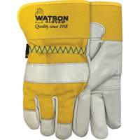 94003i Leather Combo Lined Gloves, Large, Grain Cowhide Palm, Fleece Inner Lining Pathway Supply LP